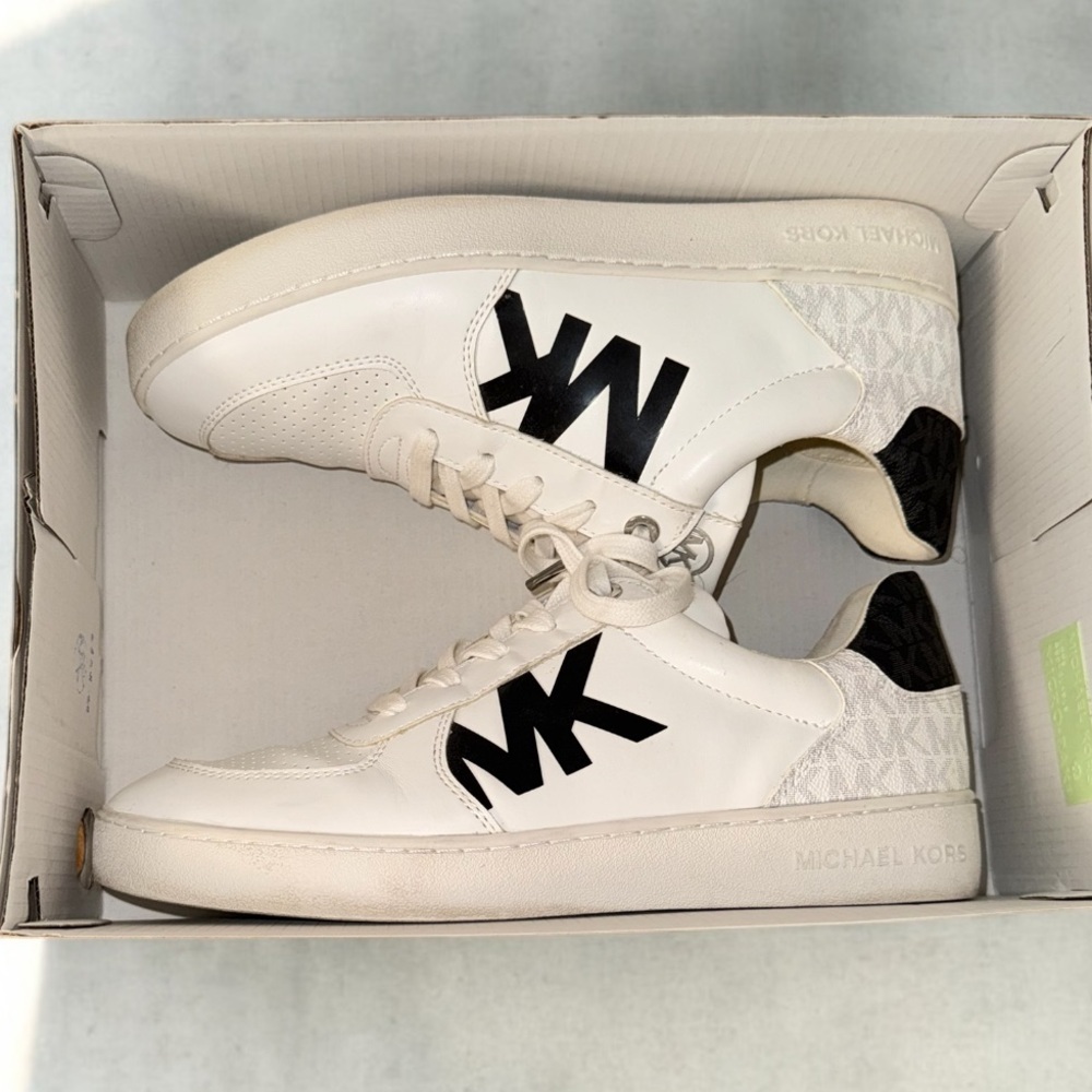 Michael Kors White and Black Women’s Sneakers - Picture 3 of 5